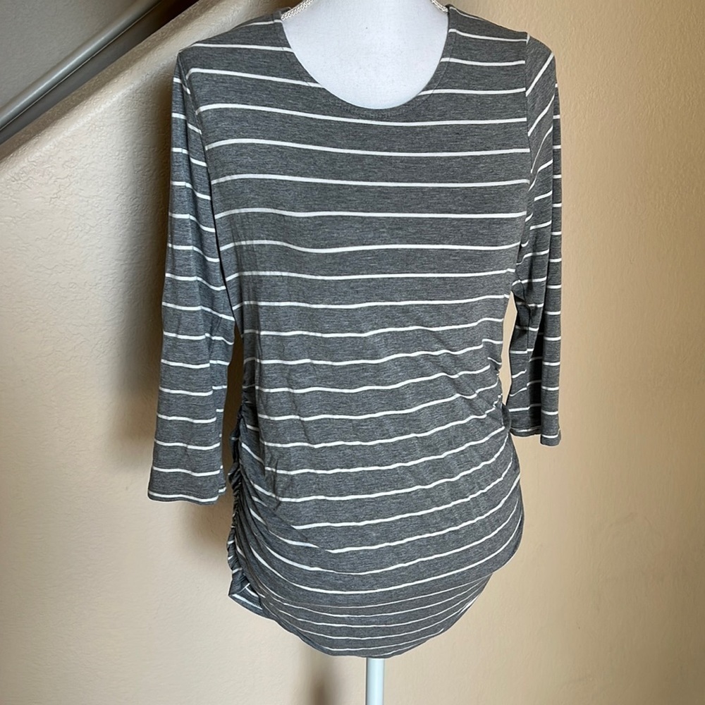 Jessica Simpson maternity striped top